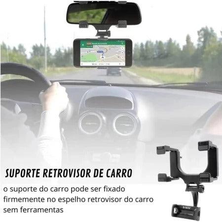 Suporte para Carro Rotação 360° - Tecnologia Inovadora e Qualidade Zeppy para Máxima Praticidade!
