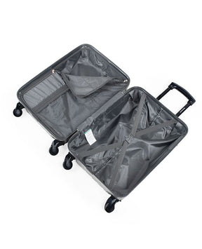 Conjunto de Malas ABS 4 Rodas Horizon Preta P, M, G