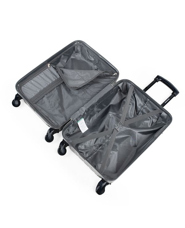 Conjunto de Malas ABS 4 Rodas Horizon Preta P, M, G
