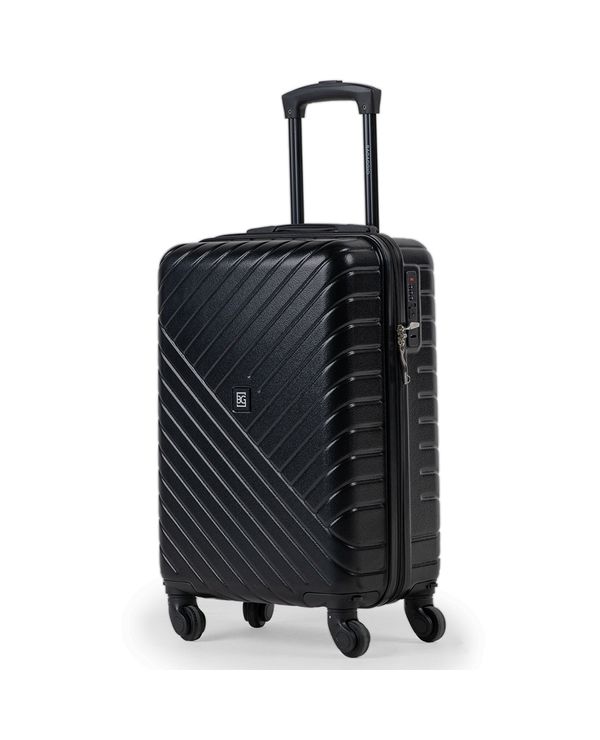 Conjunto de Malas ABS 4 Rodas Horizon Preta P, M, G