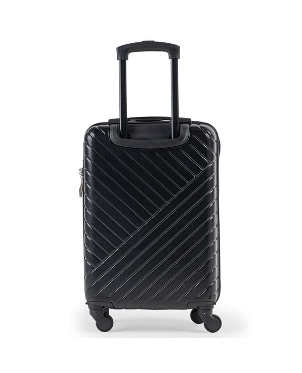 Conjunto de Malas ABS 4 Rodas Horizon Preta P, M, G