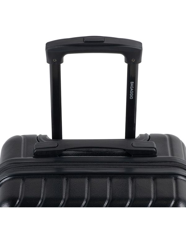 Conjunto de Malas ABS 4 Rodas Horizon Preta P, M, G