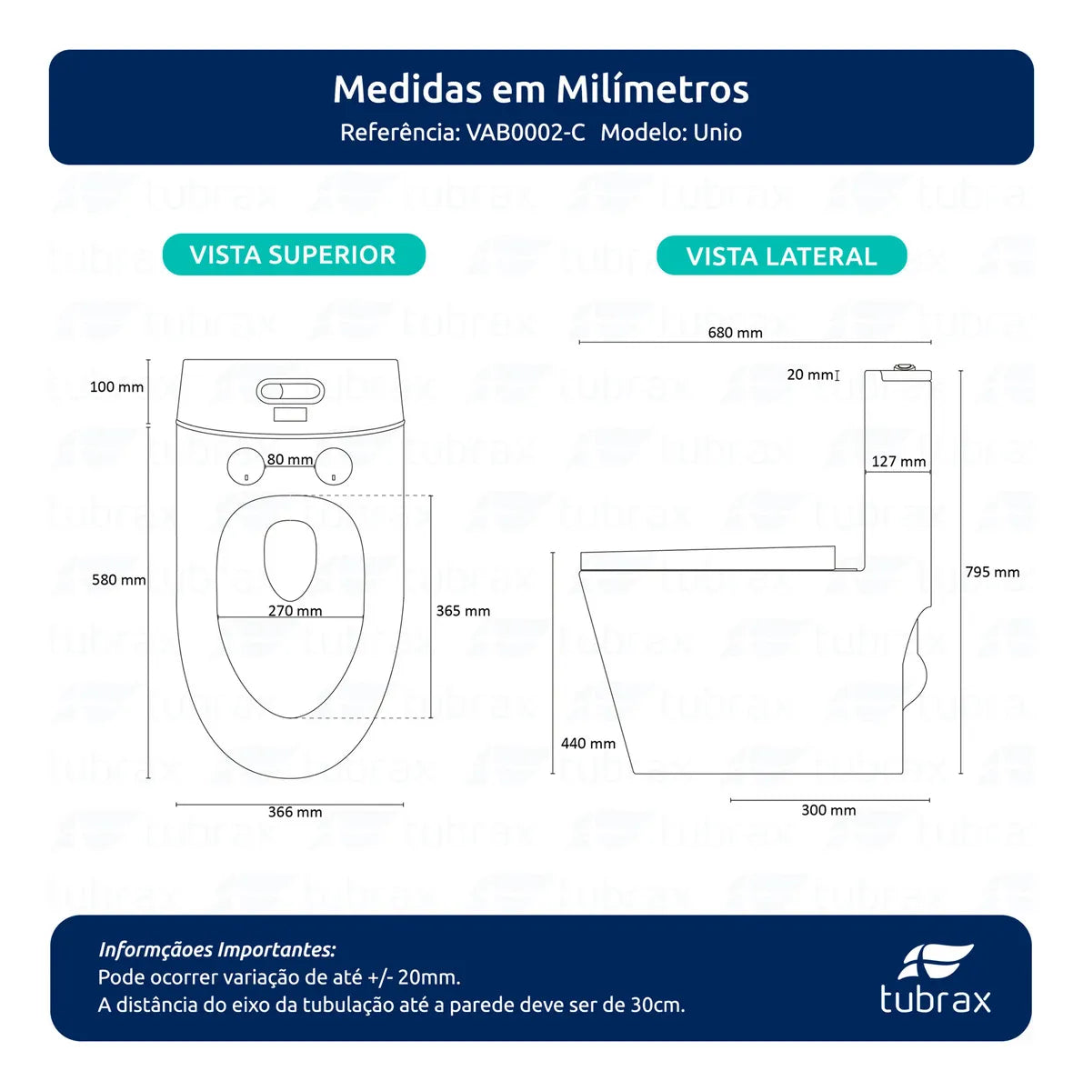Vaso Sanitário Monobloco Caixa Acoplada Completo - Privada Cor Branco