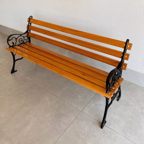 Banco De Jardim Frances 7 Réguas 150 Cm Madeira De Lei Praça