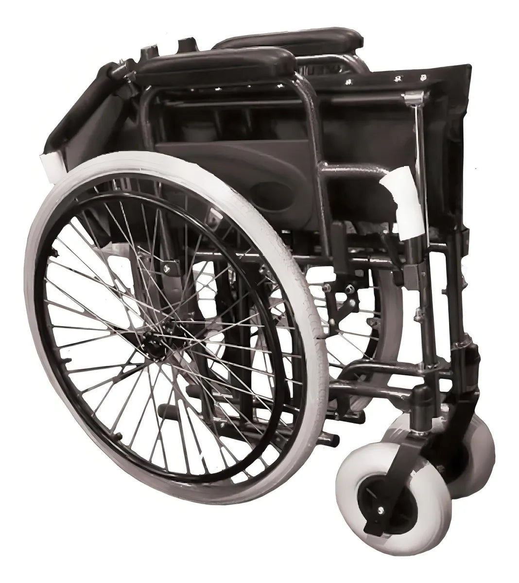 Cadeira de Rodas Aço Dobrável até 120 Kg Assento 46 cm D400 Dellamed (VALOR PROMOCIONAL)