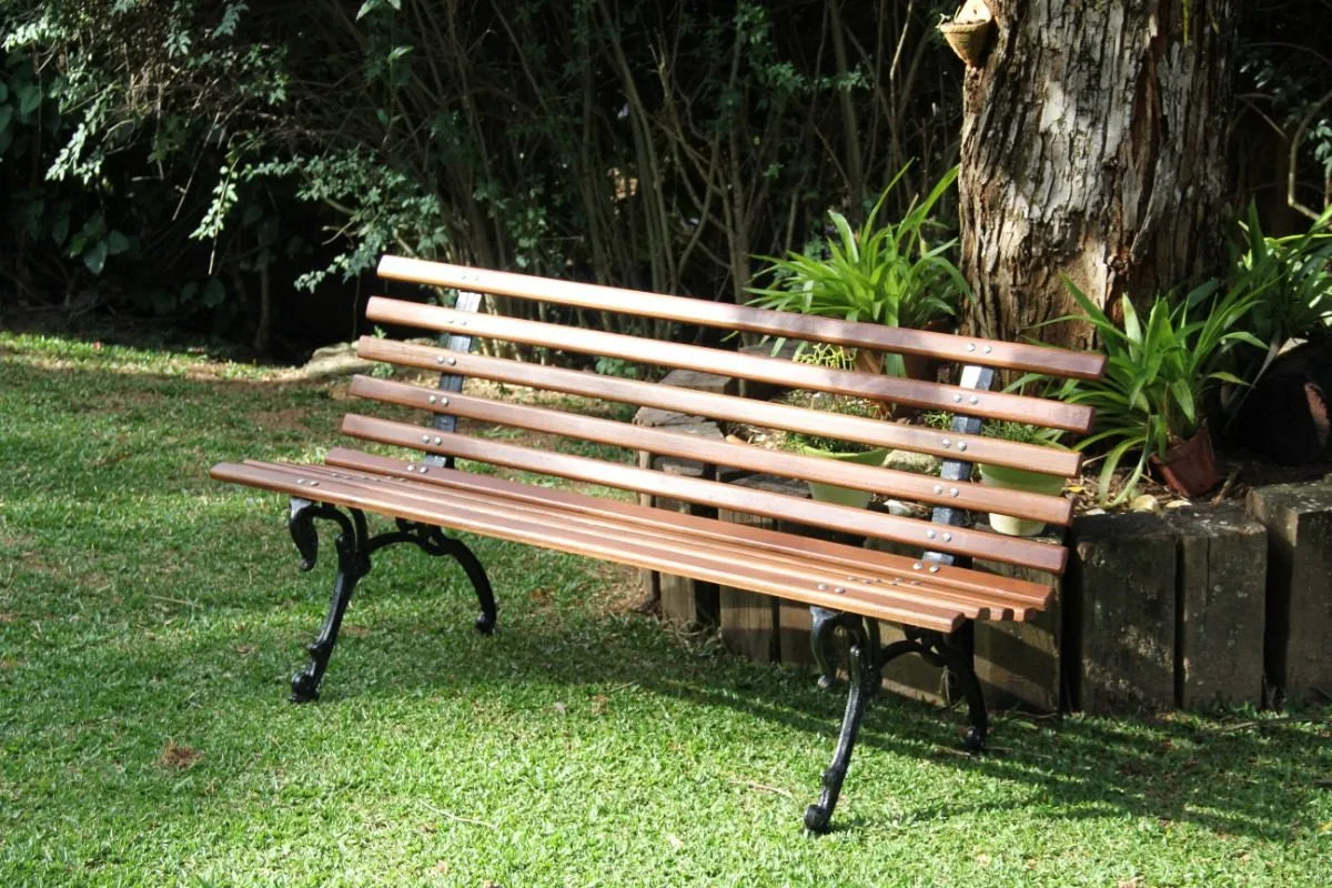 Tzp Madeira Praça & Jardim Tamandua 3 lugares 150x60cm cor castanho