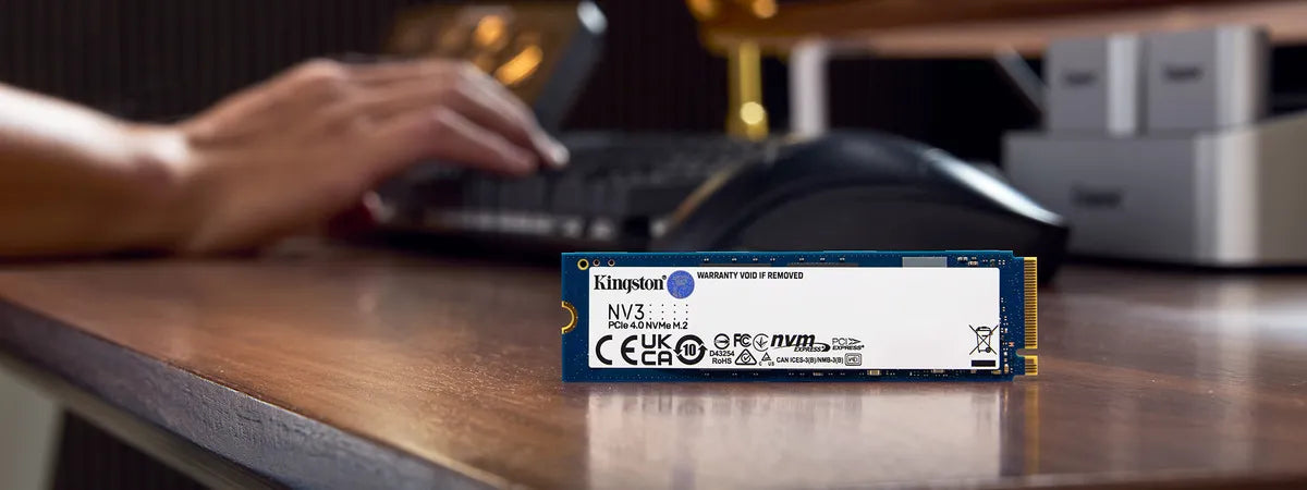 Ssd M.2 Nvme 4.0 1tb Kingston Nv3 2280 6000mb/s E 4000 Mb/s Cor Azul-escuro