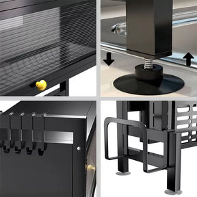 Transforme Sua Cozinha: Armário de Prato em Aço Inoxidável 5 em 1! Organização, Proteção e Secagem Inteligente!