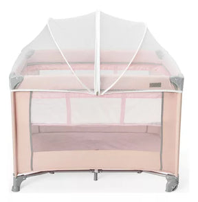 Berço Portátil Infantil Cercado 0-15kg Grafite Lazy Maxibaby