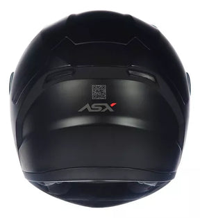 Capacete moto fechado ASX City Solid Preto Fosco Tamanho 60/L