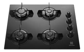 Cooktop A Gás 4 Bocas Electrolux (ke4gp) Cor Preto 127V/220V