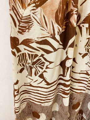 Vestido estampado flores Zara M
