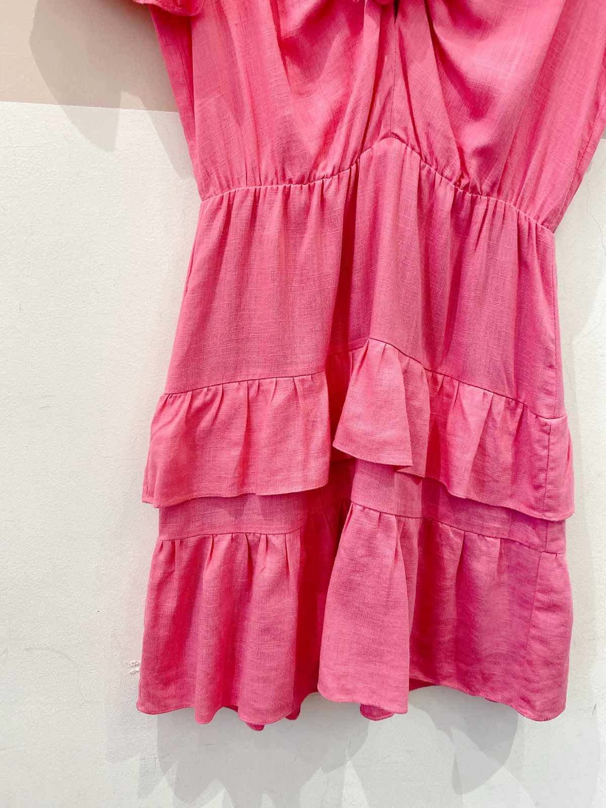 Vestido curto rosa Leeloo 38