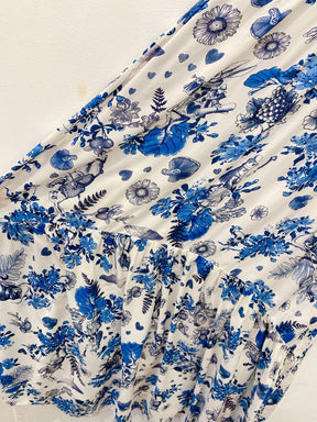 Vestido estampa azul Cantão M