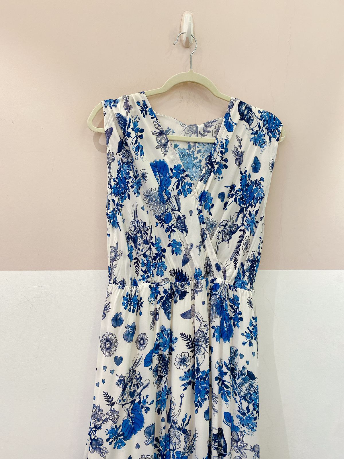 Vestido estampa azul Cantão M