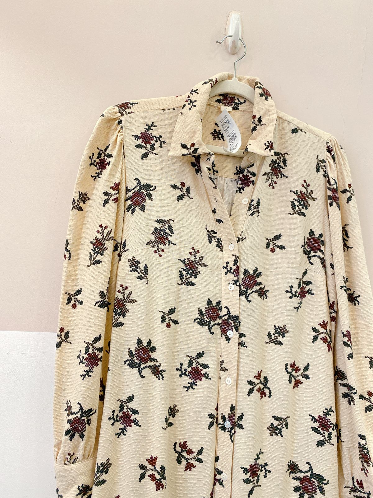 Vestido flores barra preta Renner P