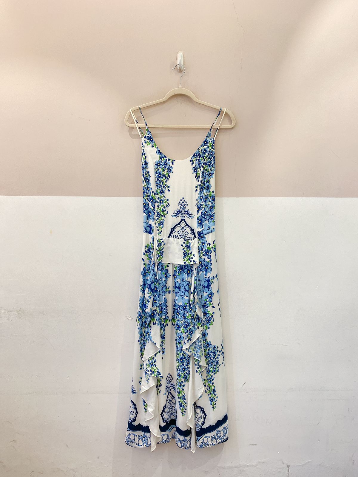 Vestido florido azul Farm P