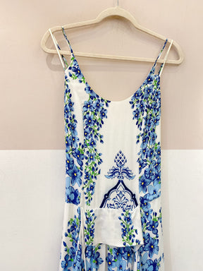 Vestido florido azul Farm P