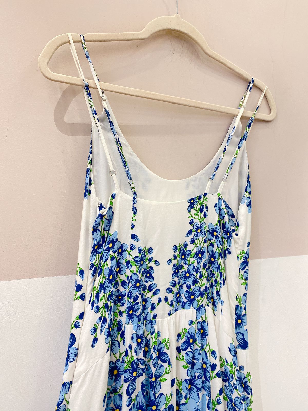 Vestido florido azul Farm P