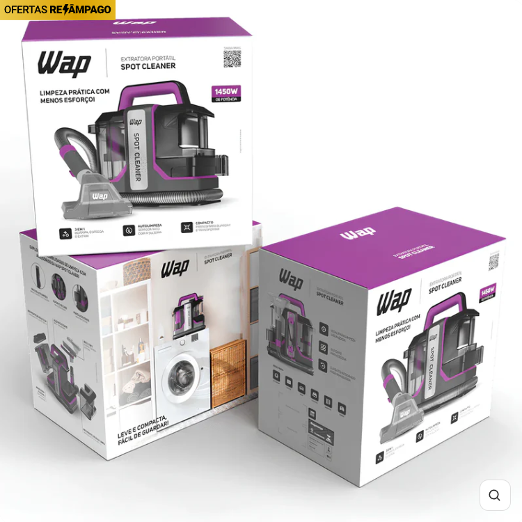LANÇAMENTO - Extratora WAP Spot Cleaner 3 em 1 (+DETERGENTE WAP 5L GRÁTIS)