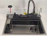 Cuba Cozinha Gourmet Luxo Aço Inox Pia De Cozinha Com Acessórios e Conjunto De Torneiras 81X50X27cm