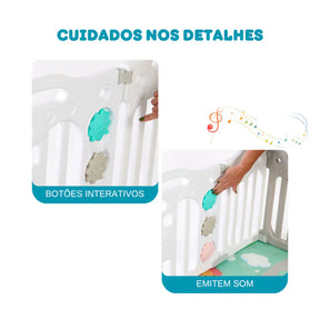 Cercadinho Bebê Chiqueirinho Cercado Tenda Infantil 180x150