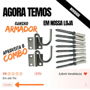 (PROMOÇÃO - Rede Descanso Rede Dormir Casal king Luxo Rede de Dormir Gigante Reforçada Varanda Manual Artesanal)