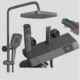 Ducha Smart 4D — Termostato Digital Grafite