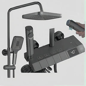 Ducha Smart 4D — Termostato Digital Grafite