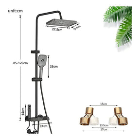 Ducha Smart 4D — Termostato Digital Grafite