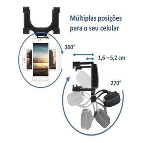 Suporte para Carro Rotação 360° - Tecnologia Inovadora e Qualidade Zeppy para Máxima Praticidade!