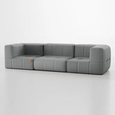 Sofá na Caixa Modular 3 Lugares em Bouclé Linho – Conforto premium, sem complicação! 🛋️📦
